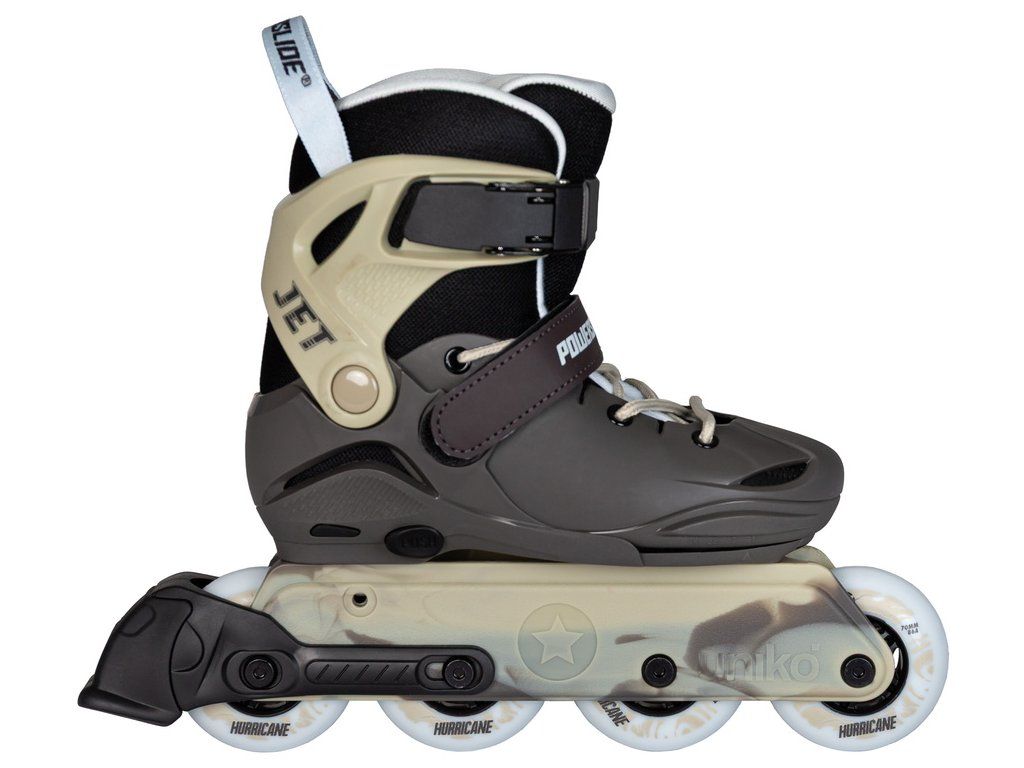 Powerslide Jet Brown – rostoucí konstrukce dětské brusle