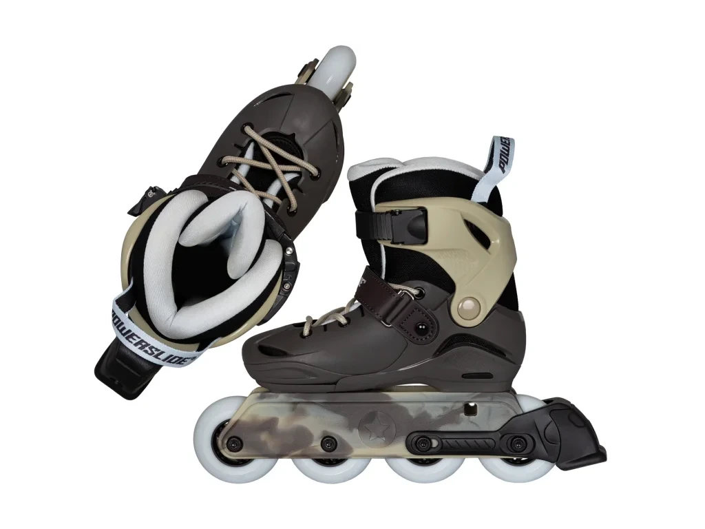 Powerslide Jet Brown – dětské nastavitelné inline brusle