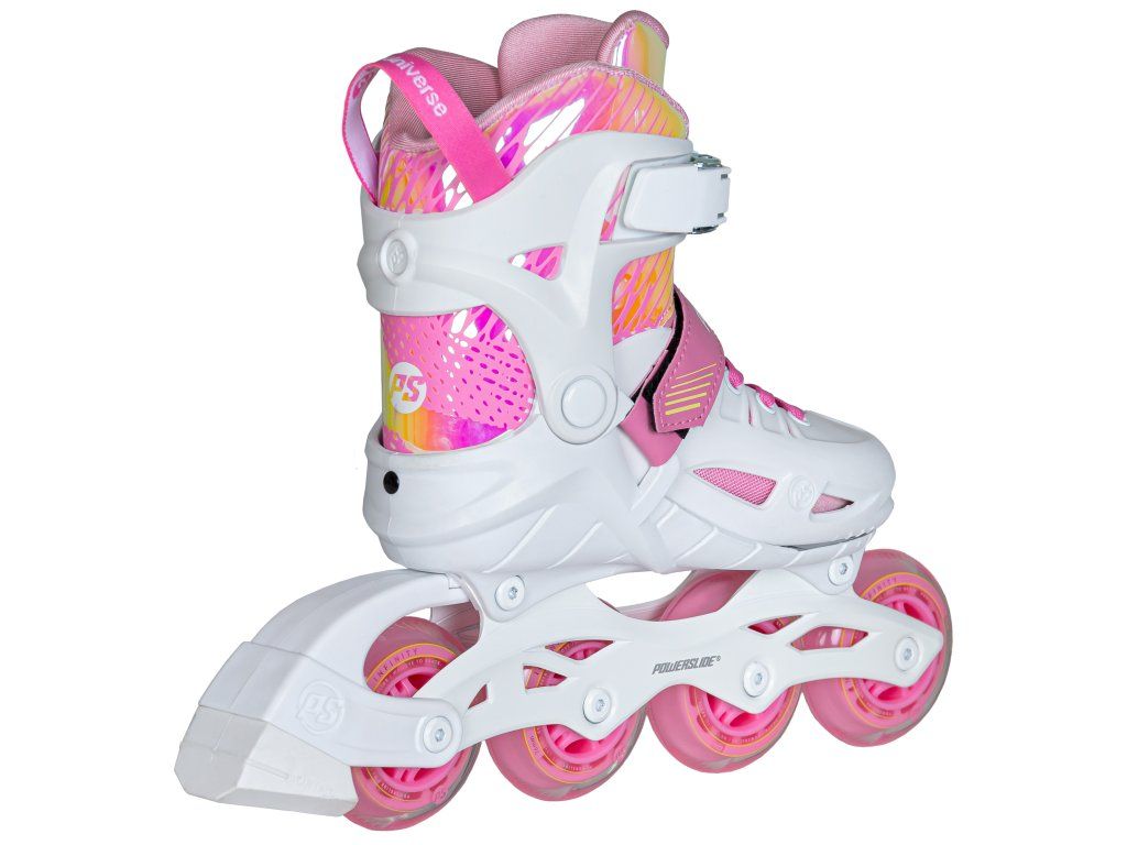 Powerslide Universe 4W Pink II – kolečka Powerslide Infinity a hliníkový rám