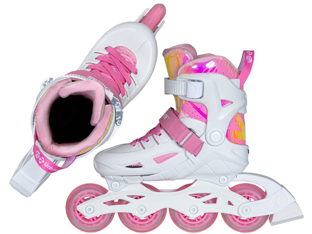 Powerslide Universe 4W Pink II – růžovo-bílé dětské inline brusle