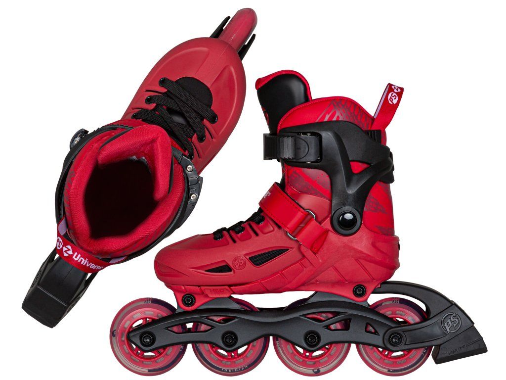 Powerslide Universe 4W Red – systém zapínání dětských bruslí
