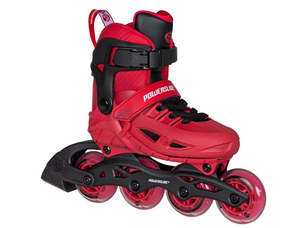 Powerslide Universe 4W Red – pevný skelet dětských bruslí