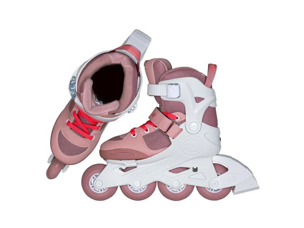 Powerslide Rocket Pale Mauve – celkový pohled na dětské brusle