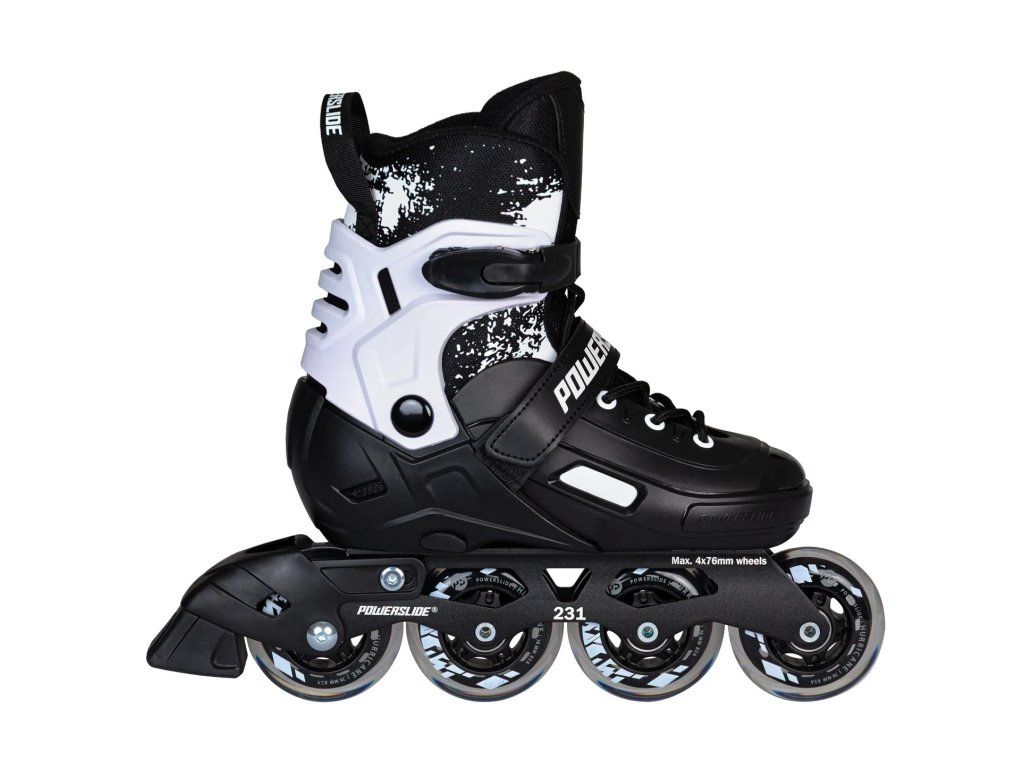 Powerslide Khaan Magic Black – nastavitelné dětské inline brusle