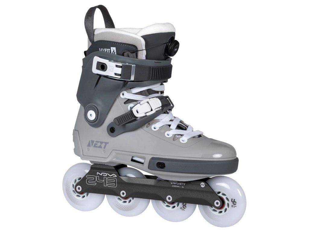 Powerslide Next 80 PDS Asphalt Grey – celkový pohled