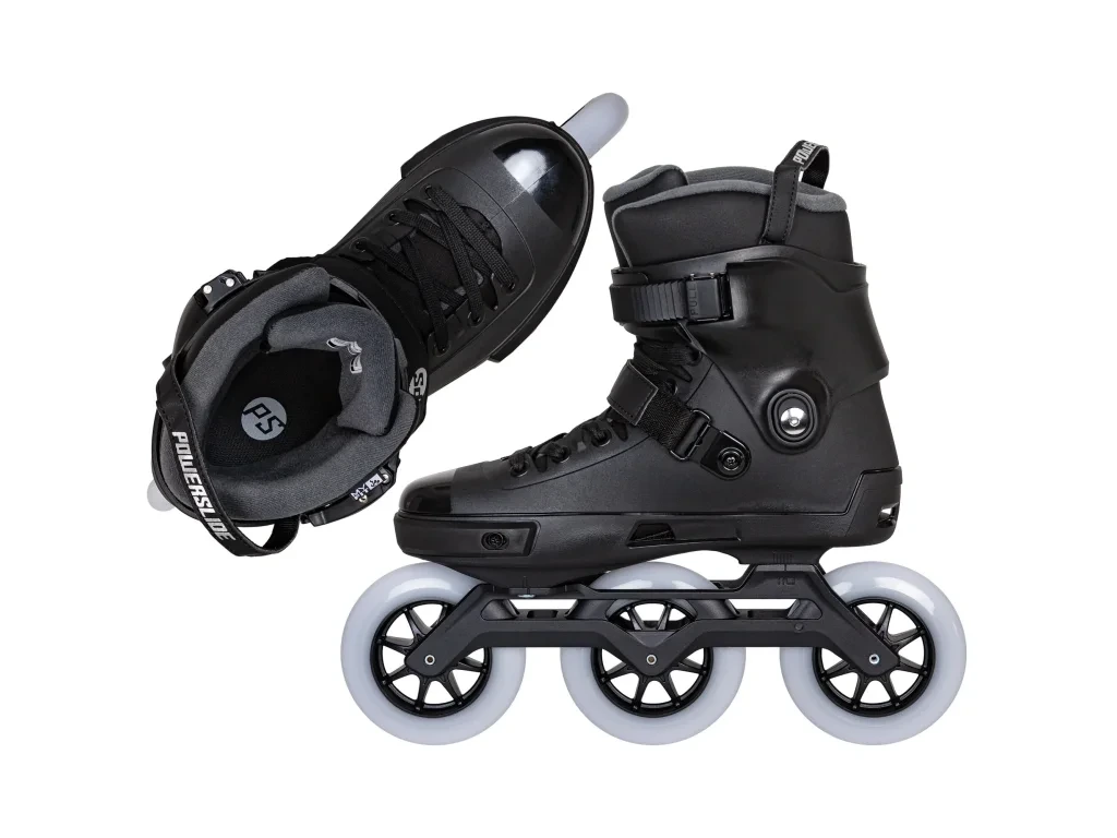 Powerslide Next Black 110 – tkaničky, V-Power pásek a Kizer Clipper přezka
