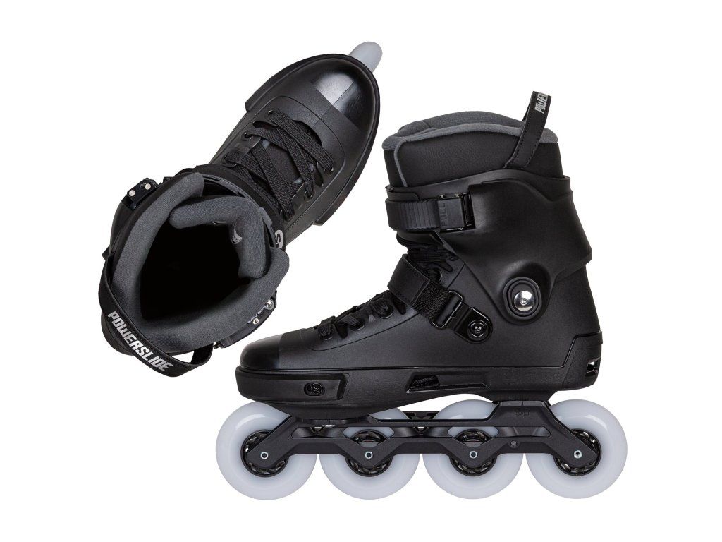 Powerslide Next Black 80 – kolečka Spinner 80 mm a prostor rámu pro 90mm kolečka u větších velikostí