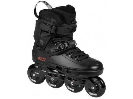 Kolečkové brusle Powerslide Next Core Black 80 Trinity (Velikost EU 48–49)