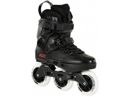 Kolečkové brusle Powerslide Next Core Black 100 Trinity (Velikost EU 48–49)