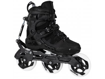 Kolečkové brusle Powerslide Phuzion Argon Syncro Black 110 Trinity (Velikost EU 47)