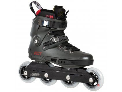 Kolečkové brusle Powerslide Next Charcoal 90 Trinity (Velikost EU 48–49)