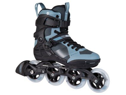 Kolečkové brusle Powerslide Phuzion Argon Grey 90 Trinity (Velikost EU 45)